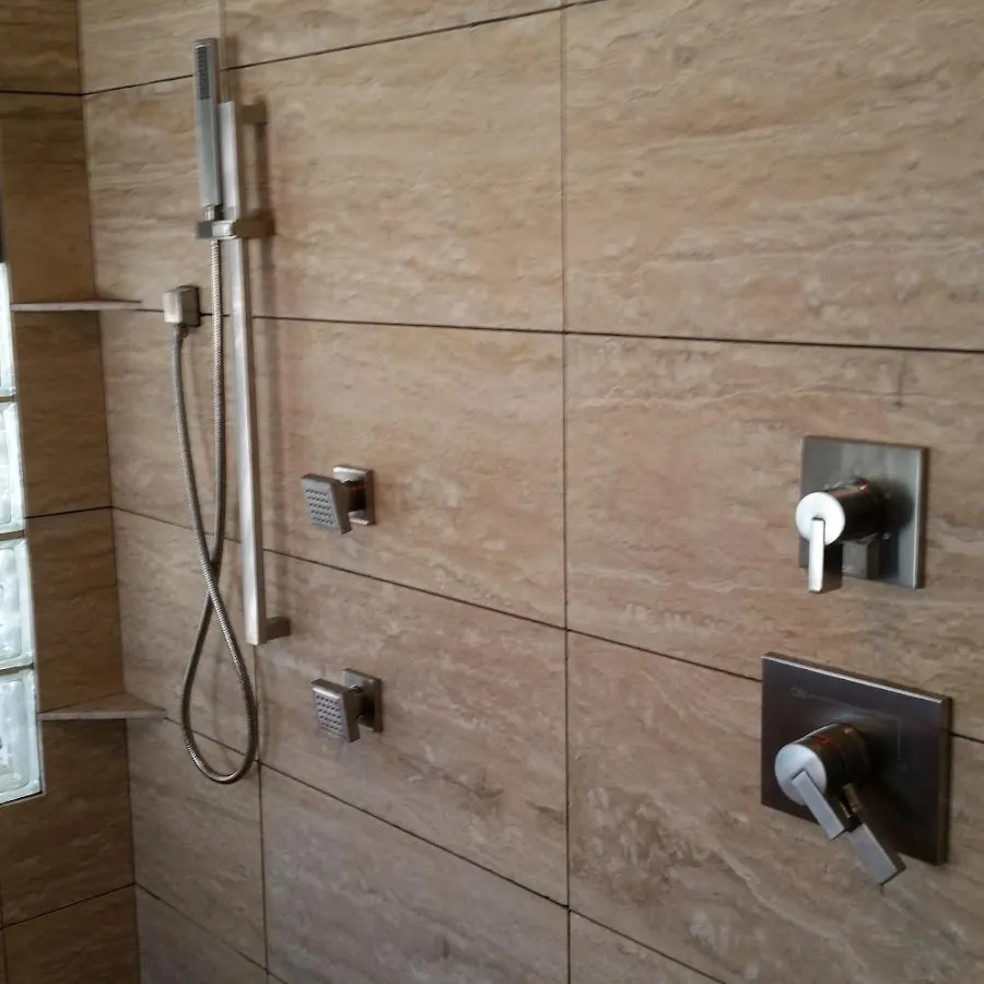 Shower fixture installation for Water Heater Replacement in Memphis